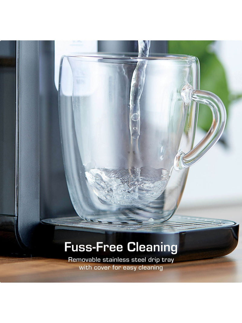 Swan black 1.5L instant hot water dispenser, UK version