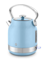 Next Swan Blue 1.7L Retro Traditional Kettle- Buy online at McGrocer