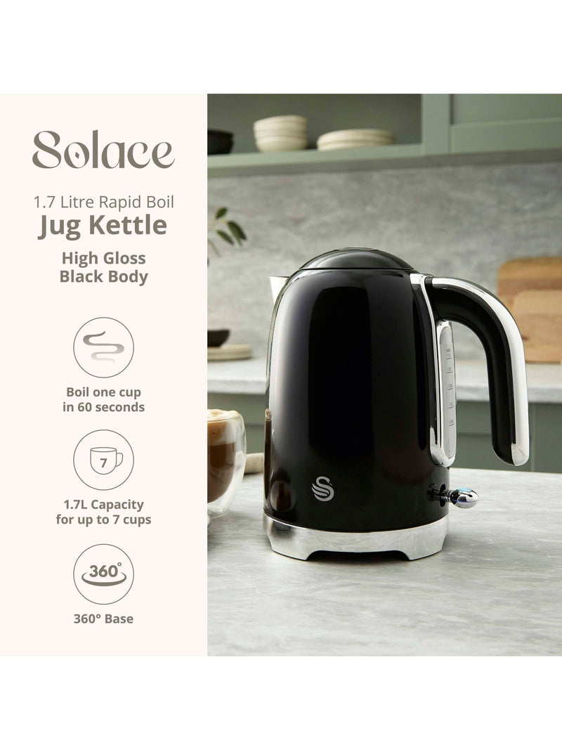 Swan Solace cordless kettle 1.7L (British brand)