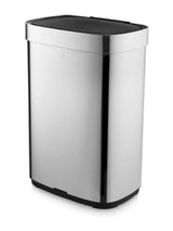 Next Swan Stainless Steel Rectangular Sensor Bin 80L Kitchen Bin- Buy online at McGrocer