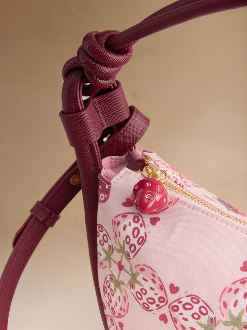 Cath Kidston pink Strawberry Check shoulder bag - British product