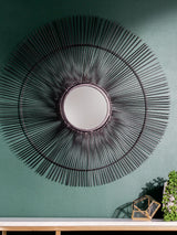 Next Paoletti Black Wire Wall Mirror- Buy online at McGrocer