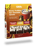 Gooey Pudding Hot Chocolate Spoon Set with three flavours, UK version