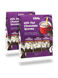 Gnaw milk chocolate hot chocolate spoon gift set, UK version