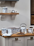 Laura Ashley China Rose bread bin stainless steel, UK version