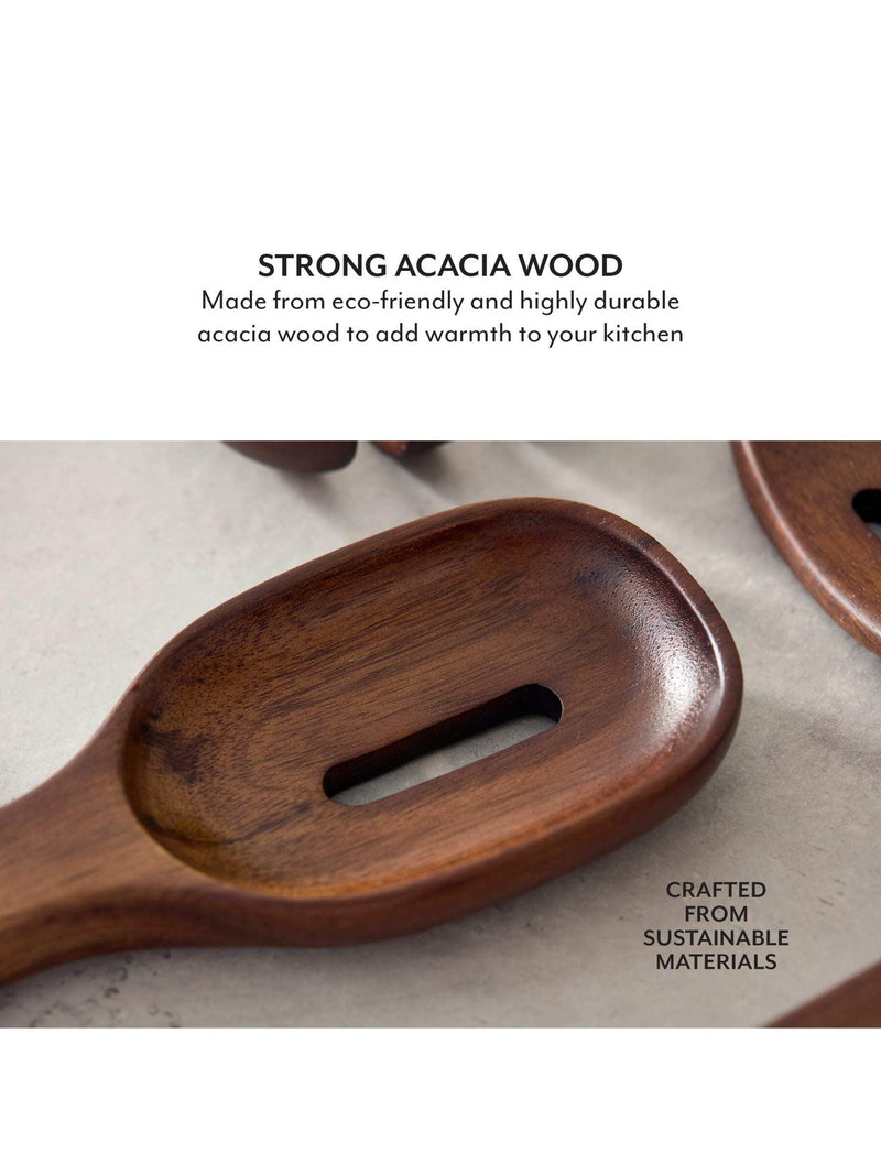 Sur La Table walnut wooden utensil set (British brand)