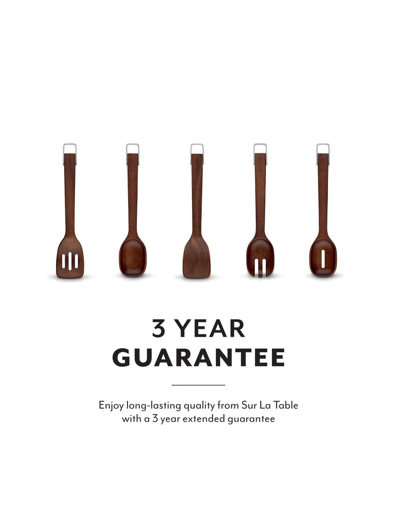 Sur La Table walnut wooden utensil set (British brand)