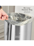 Swan stainless steel square kitchen sensor bin 30L (British brand)