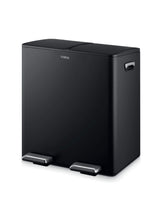Next Tower Black 40L Pedal Bin with 2 x 20L Compartments- Buy online at McGrocer