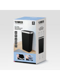 Tower Black Rectangular Sensor Bin 50L - British product