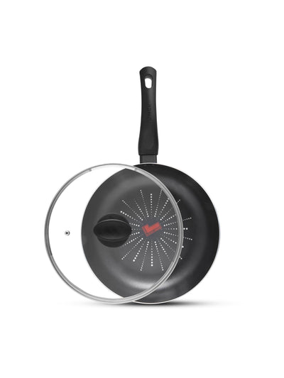 Next Tower Black Smart Start Classic Multi Frying Pan with Lid 28cm- Buy online at McGrocer
