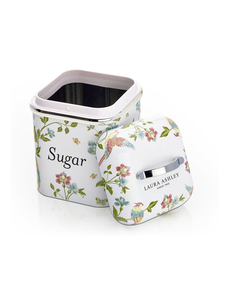 Laura Ashley Elveden White 3 piece canister set, UK version