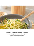 Sur La Table set of 4 wooden utensils with holder (British brand)