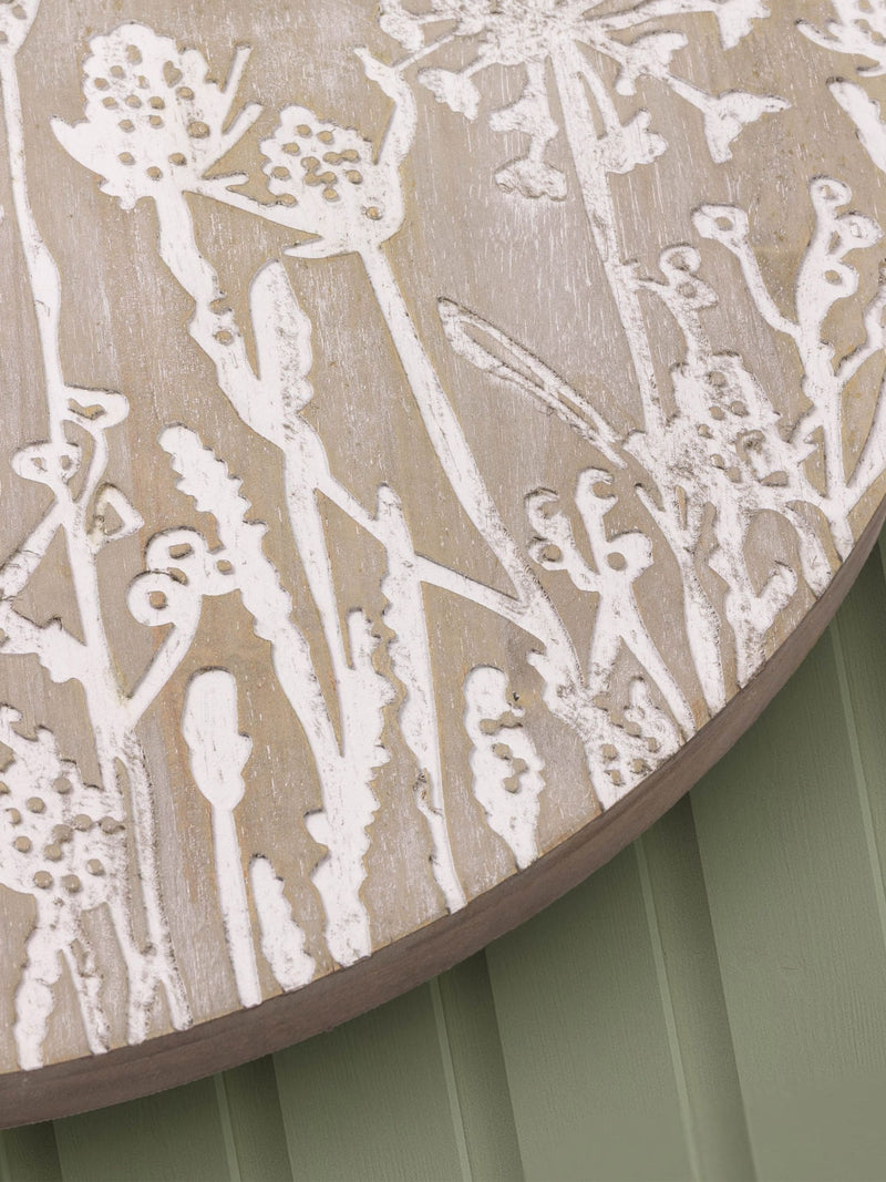 Voyage Maison Grey Fleur Et Faune wooden clock 60cm (British brand)