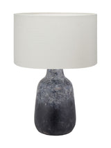 Next Pacific Grey Vulcan Textured Volcanic Effect Stoneware Table Lamp- Buy online at McGrocer