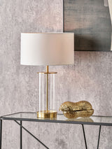 Next Pacific Clear Westwood Metal Table Lamp- Buy online at McGrocer