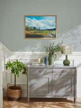 Next Laura Ashley Blue Countryside Scene Small Wall Art Frame- Buy online at McGrocer