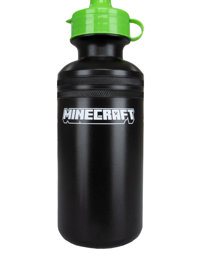Minecraft grey backpack set lunch bag water bottle, UK version
