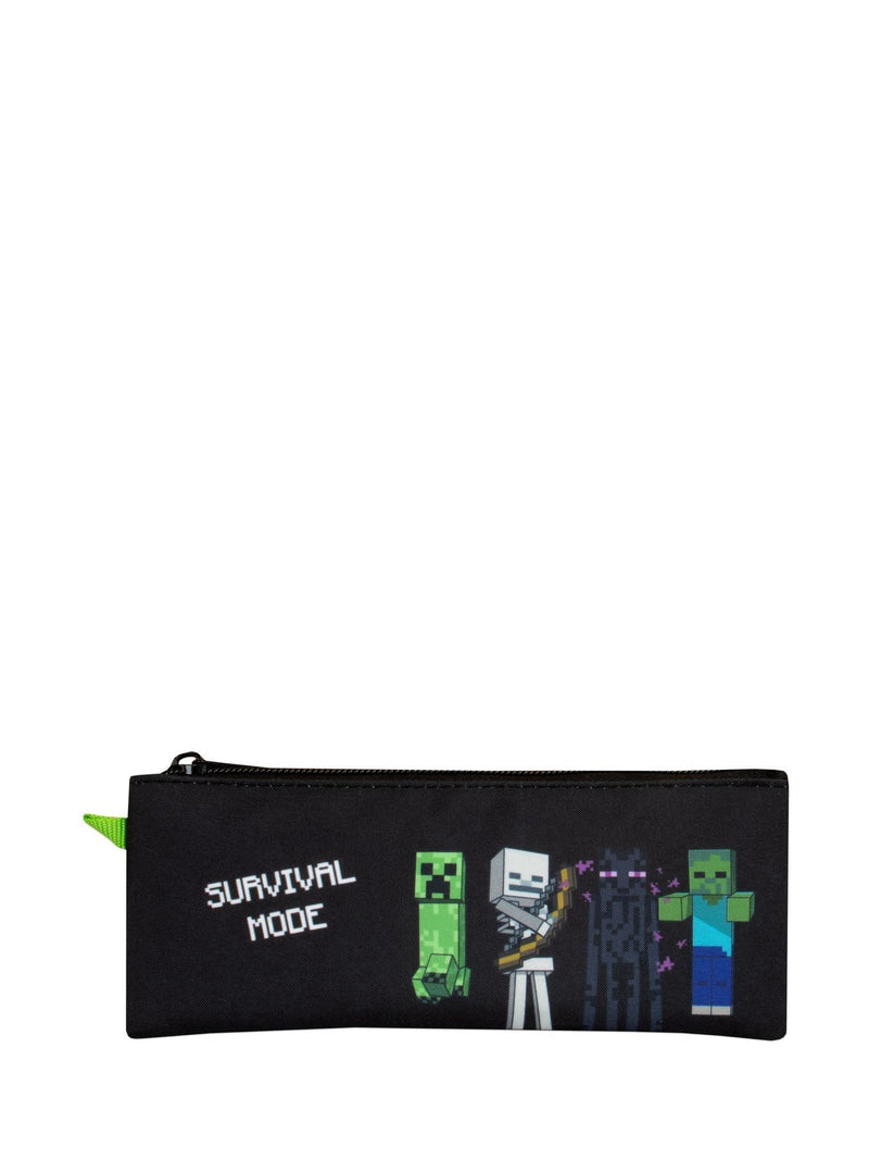 Minecraft grey backpack set lunch bag water bottle, UK version