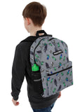 Minecraft grey backpack set lunch bag water bottle, UK version