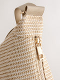 Natural sling cross body bag, imported from the UK