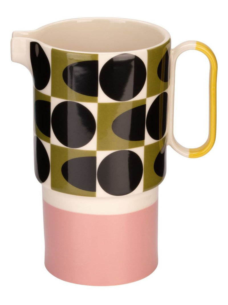 Orla Kiely multi spot stoneware pitcher 1.5L (British brand)
