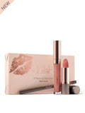 Delilah 3 piece lip wardrobe with liner, lipstick, and gloss - British product