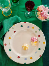 Next Emma Bridgewater Cream Polka Dot 10 1/2 Inch Dinner Plate- Buy online at McGrocer