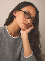 Next Black Blue Light Slim Oval Glasses- Buy online at McGrocer