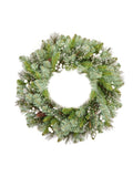 Premier Decorations Glittery Crestwood Christmas wreath 60cm - British product