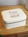 PMC personalised bride travel jewellery box - British product