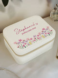 PMC floral travel jewellery box (British brand)
