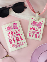 Next PMC Personalised Cowgirl Luggage Tag & Passport Holder Set- Buy online at McGrocer