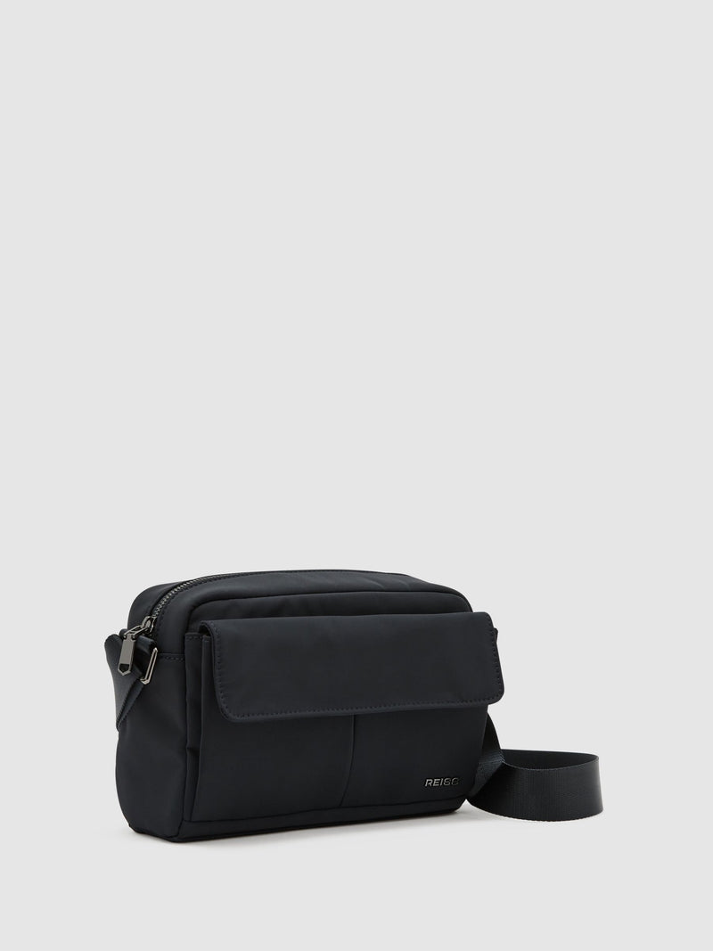 Reiss Navy Denis Technical Crossbody Bag, UK version