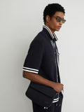 Reiss Navy Denis Technical Crossbody Bag, UK version