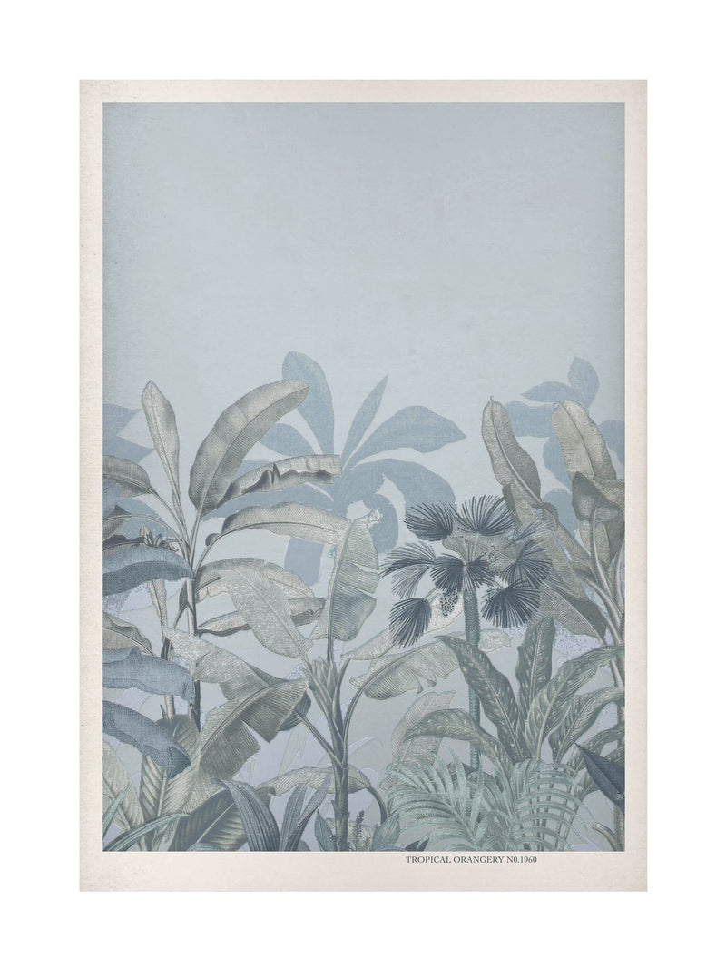 Graham & Brown Congo Sky framed print blue wood frame, UK version