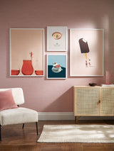 Next Graham & Brown Multicolour Love at First Bite Framed Art Print- Buy online at McGrocer