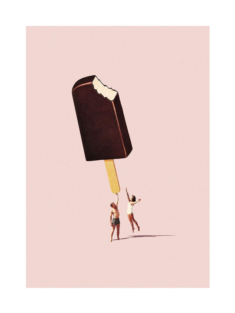 Graham & Brown Love at First Bite framed artwork (British brand)
