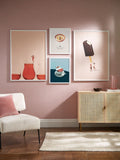 Graham & Brown Love at First Bite framed artwork (British brand)