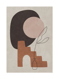 Graham & Brown Terracotta Terrace wall art frame, imported from the UK