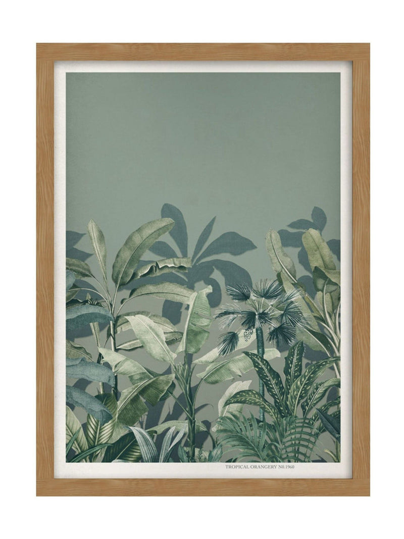Graham & Brown Congo Green wood frame wall art - British product