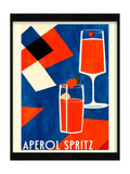 Graham & Brown Aperol Spritz framed wall art, UK version