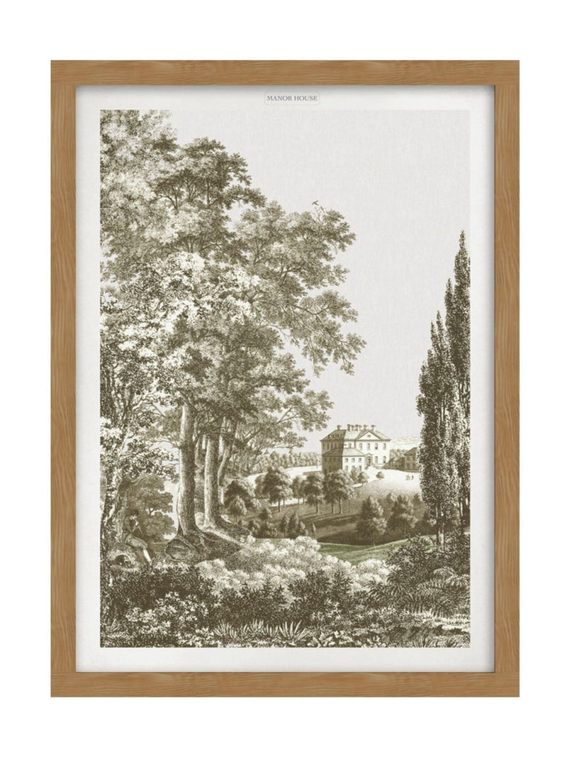 Graham & Brown Stately Manor taupe wood frame, imported from the UK