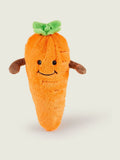 Warmies orange large carrot heatable soft toy, imported from the UK