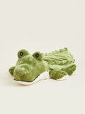 Warmies large green alligator heatable soft toy (British brand)