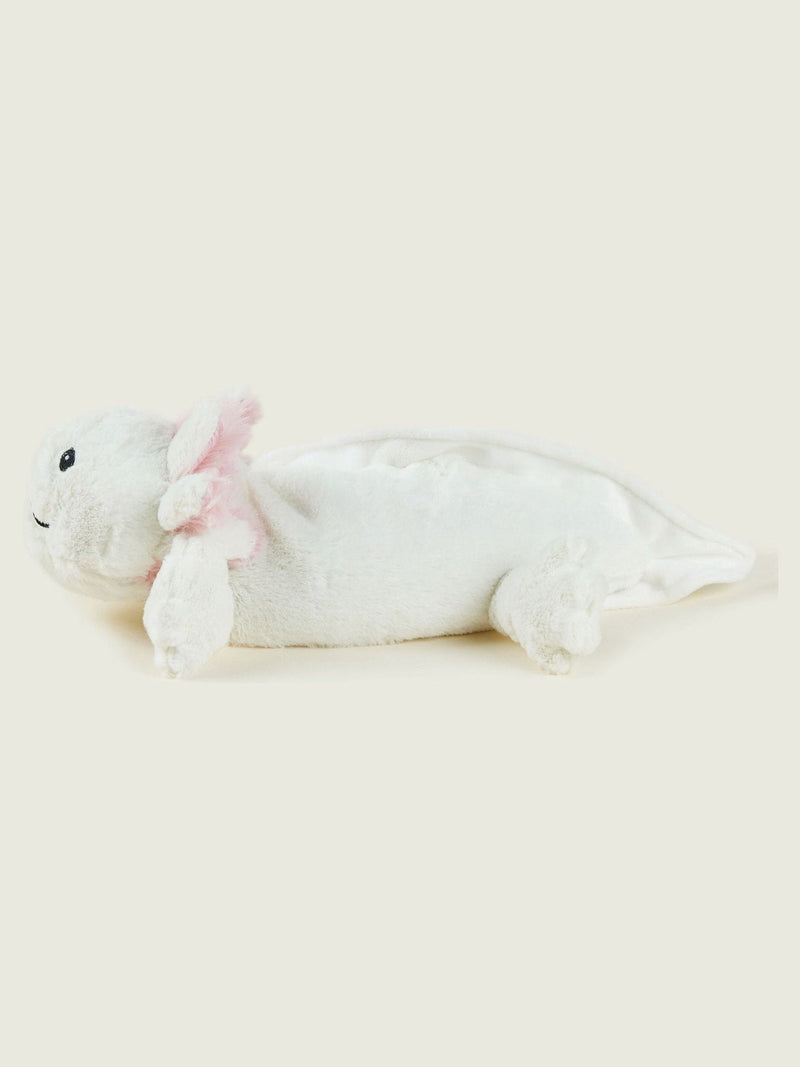 Warmies large axolotl heatable soft toy (British brand)