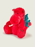 Warmies red dragon large heatable soft toy, UK version