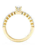 Solstice oval diamond ring by The Diamond Store, 0.80ct lab-grown (British brand)