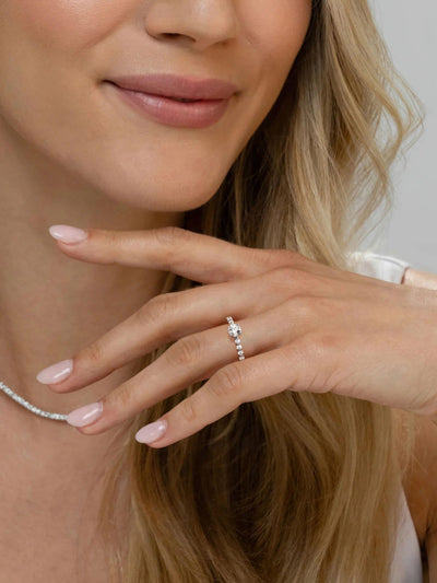 Next The Diamond Store White Solstice 0.80ct Lab Diamond Solitaire Engagement Ring 9K White Gold- اشترِ عبر الإنترنت من McGrocer