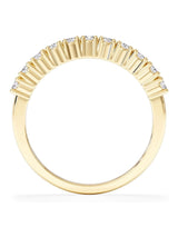 The Diamond Store White Twilight 0.50 ct Labor-Diamant Halb-Ewigkeitsring 9K Gelbgold